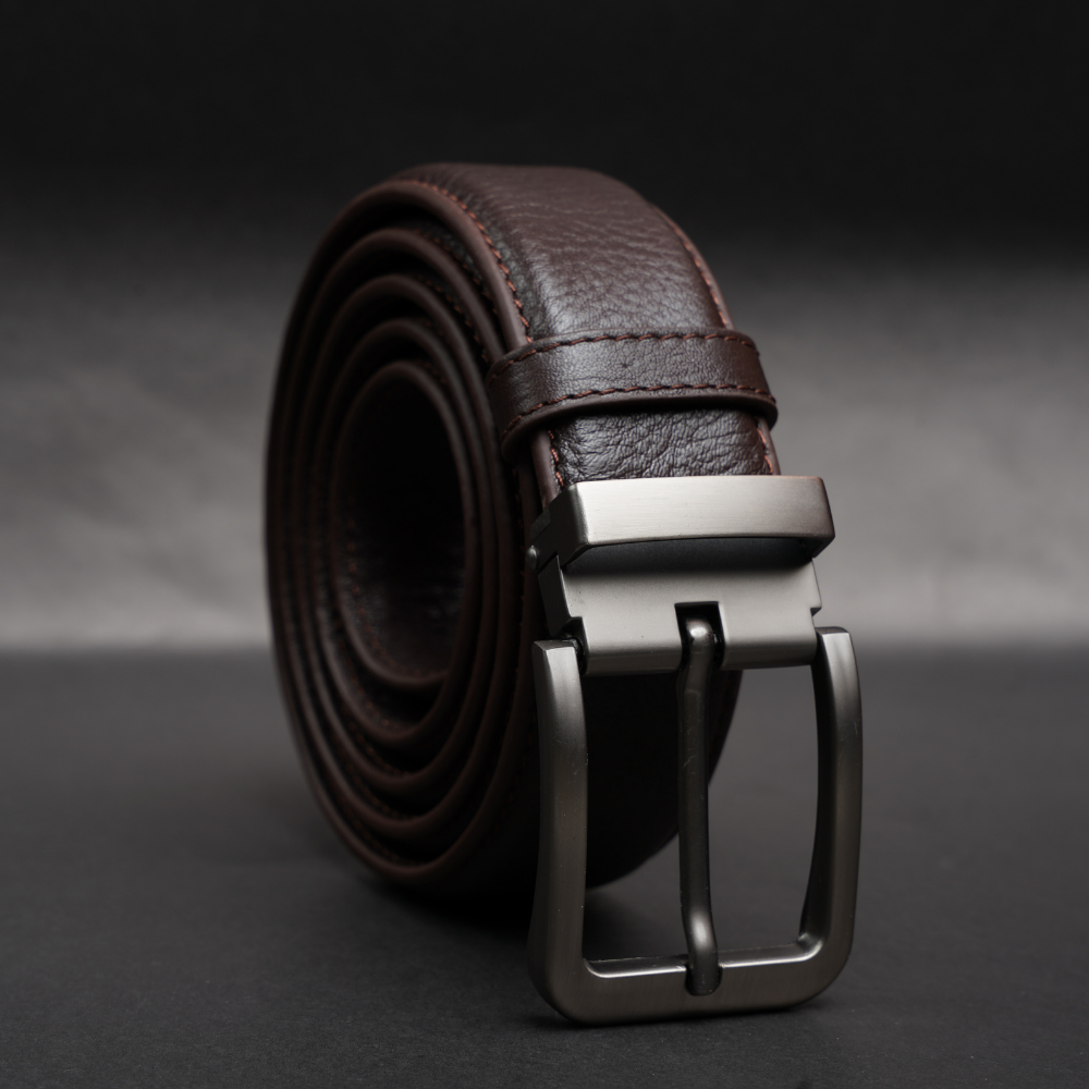 Zays Handcrafted Genuine Leather Belt for Men – Premium Quality, Adjustable, Stylish & Durable