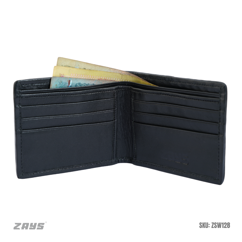 Zays Handcrafted Real Pati Degine Premium Leather Bifold Wallet for Men And Women | Super Slim Durable Stylish Short Wallet