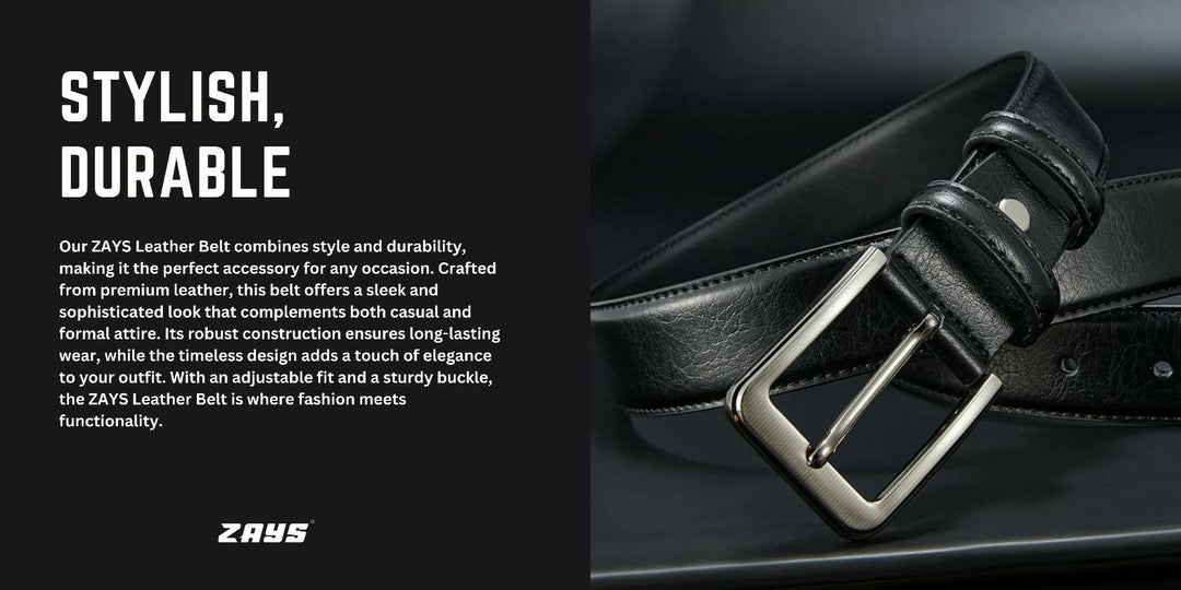 Zays Special Bundle Offer: Premium Leather Belt, Card Holder Mini Wallet & Exclusive 900 TK Gift Voucher & Free Delivery