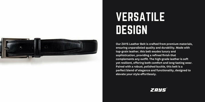 Zays Special Bundle Offer: Premium Leather Belt, Wallet & Exclusive 500 TK Gift Voucher & Free Delivery