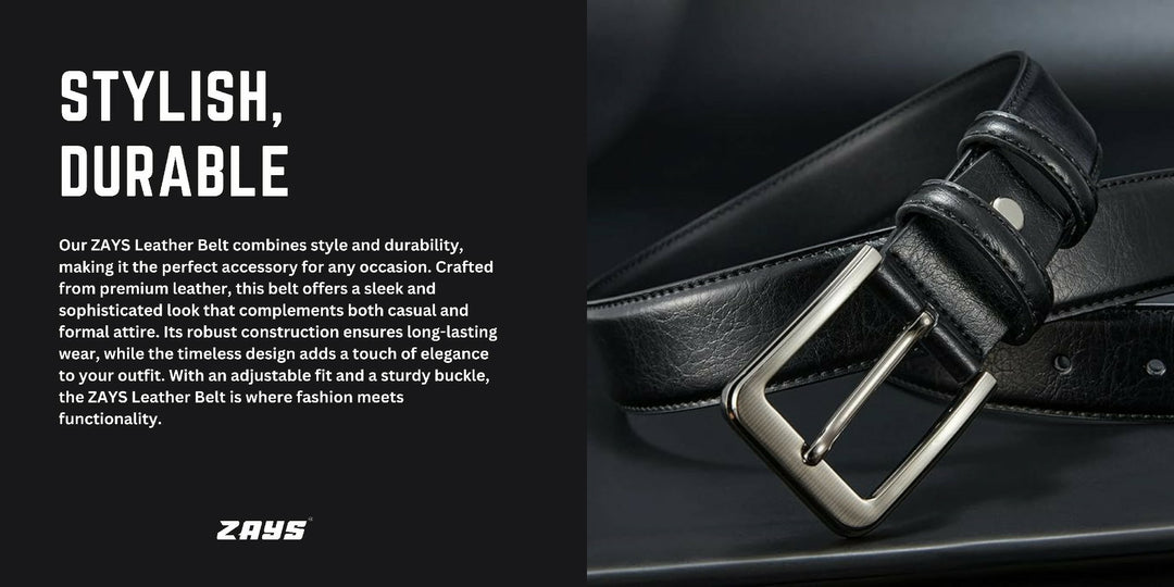 Zays Special Bundle Offer: Premium Leather Belt, Wallet & Exclusive 500 TK Gift Voucher & Free Delivery