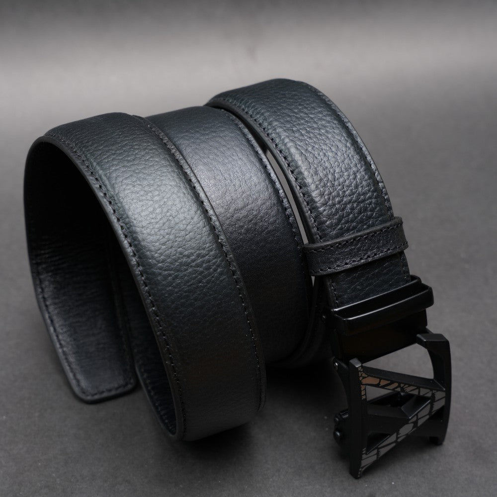 Zays Handcrafted Imported Full-Grain Cowhide Leather Auto Gear Belt for Men - BC120