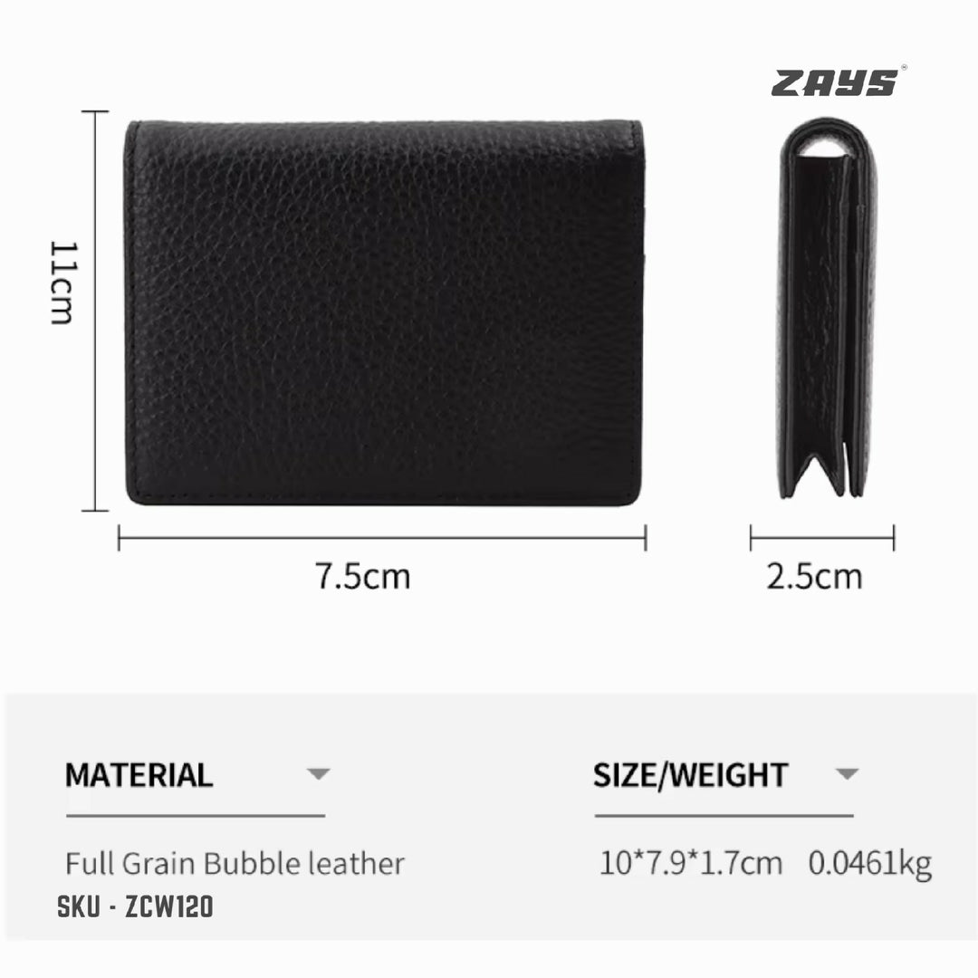 Zays Special Bundle Offer: Premium Leather Belt, Card Holder Mini Wallet & Exclusive 900 TK Gift Voucher & Free Delivery