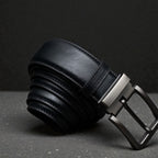 Zays Handcrafted Genuine Leather Belt for Men – Premium Quality, Adjustable, Stylish & Durable
