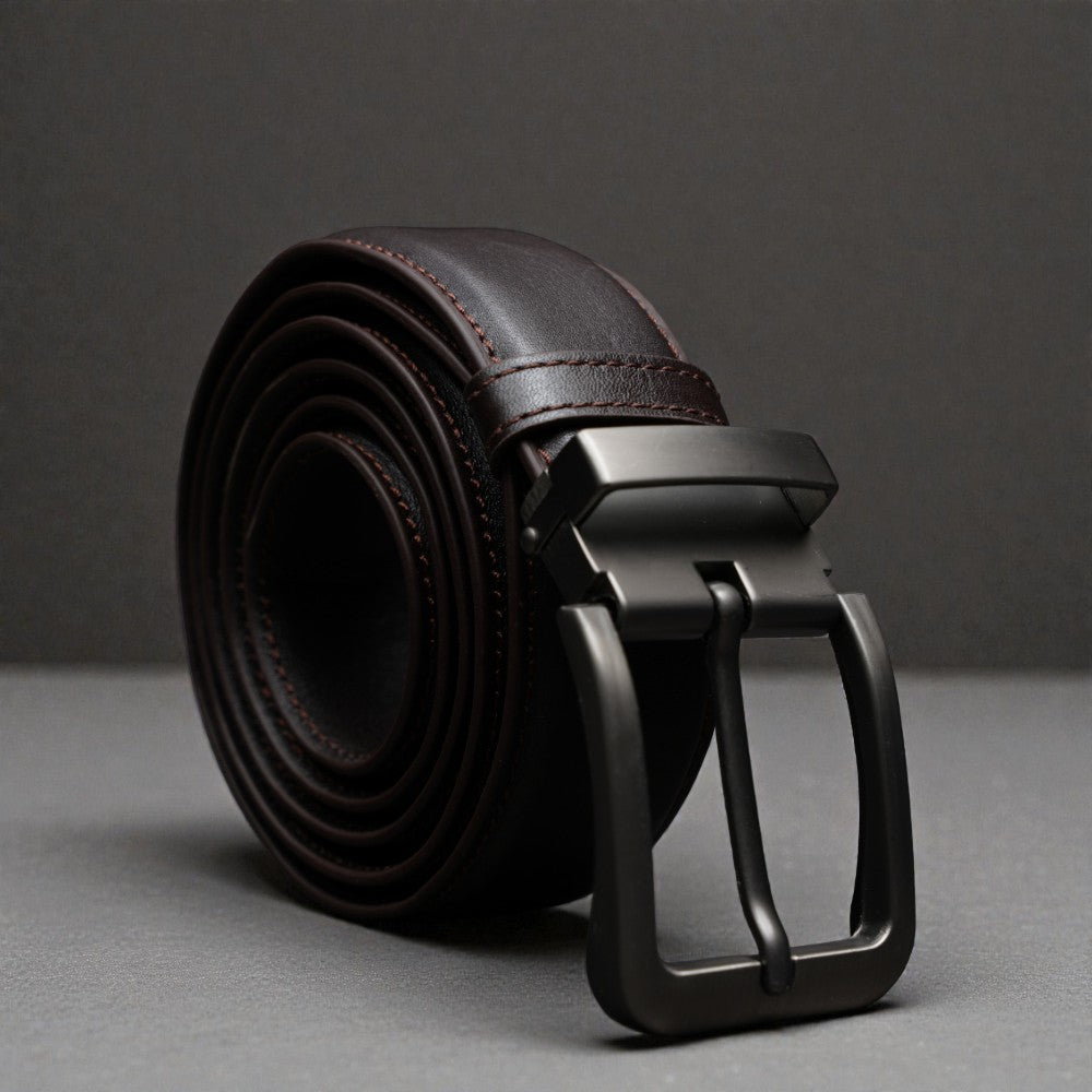 Zays Handcrafted Genuine Leather Belt for Men – Premium Quality, Adjustable, Stylish & Durable