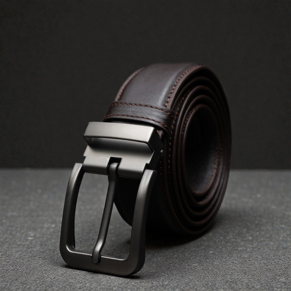 Zays Handcrafted Genuine Leather Belt for Men – Premium Quality, Adjustable, Stylish & Durable