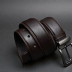 Zays Handcrafted Genuine Leather Belt for Men – Premium Quality, Adjustable, Stylish & Durable
