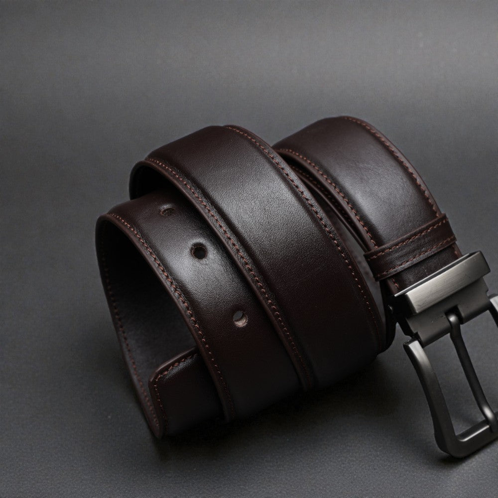 Zays Handcrafted Genuine Leather Belt for Men – Premium Quality, Adjustable, Stylish & Durable