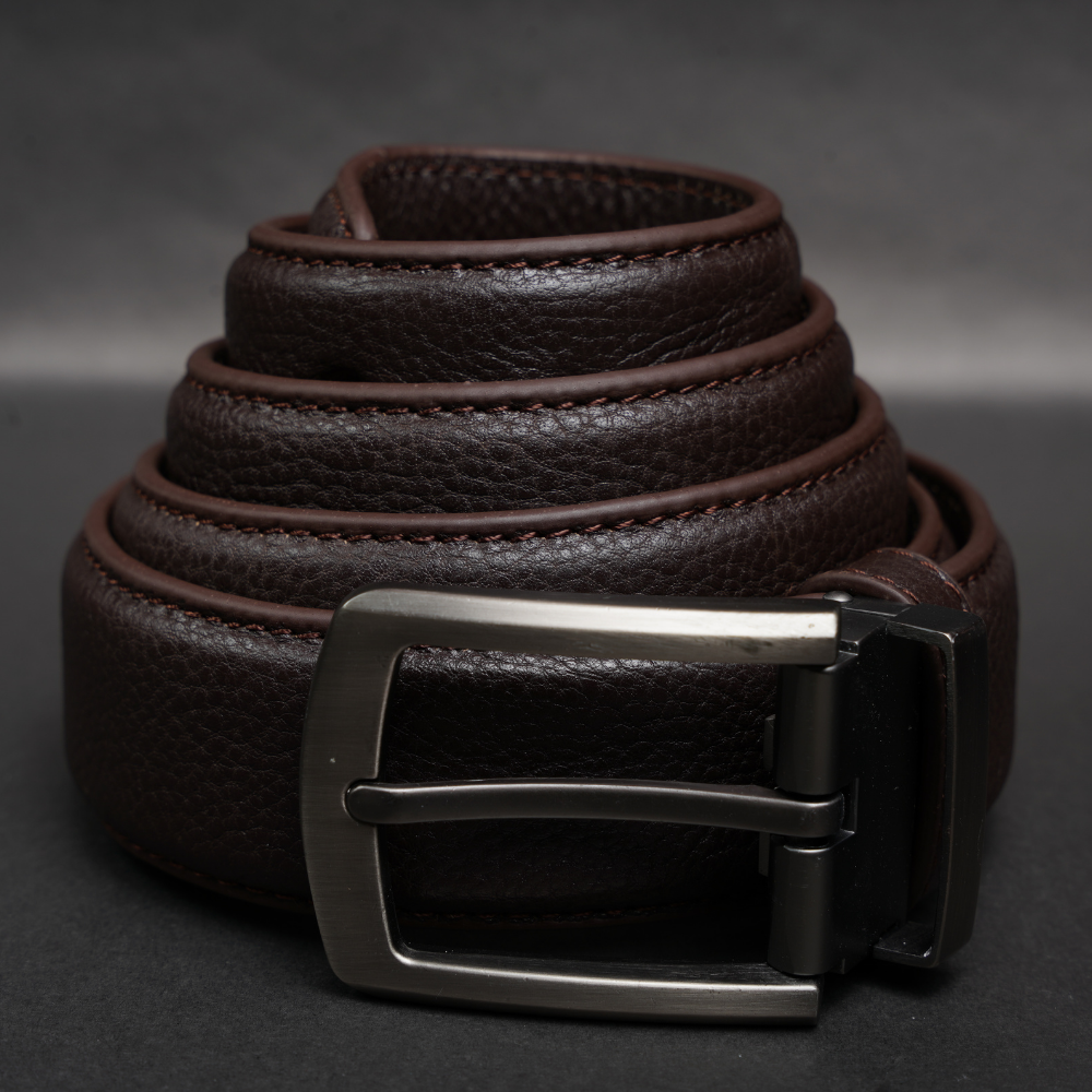 Zays Handcrafted Genuine Leather Belt for Men – Premium Quality, Adjustable, Stylish & Durable