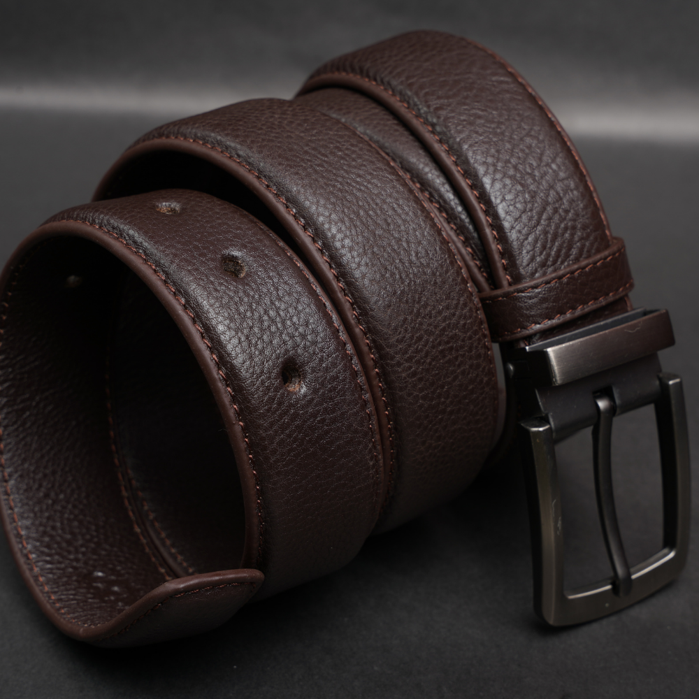 Zays Handcrafted Genuine Leather Belt for Men – Premium Quality, Adjustable, Stylish & Durable
