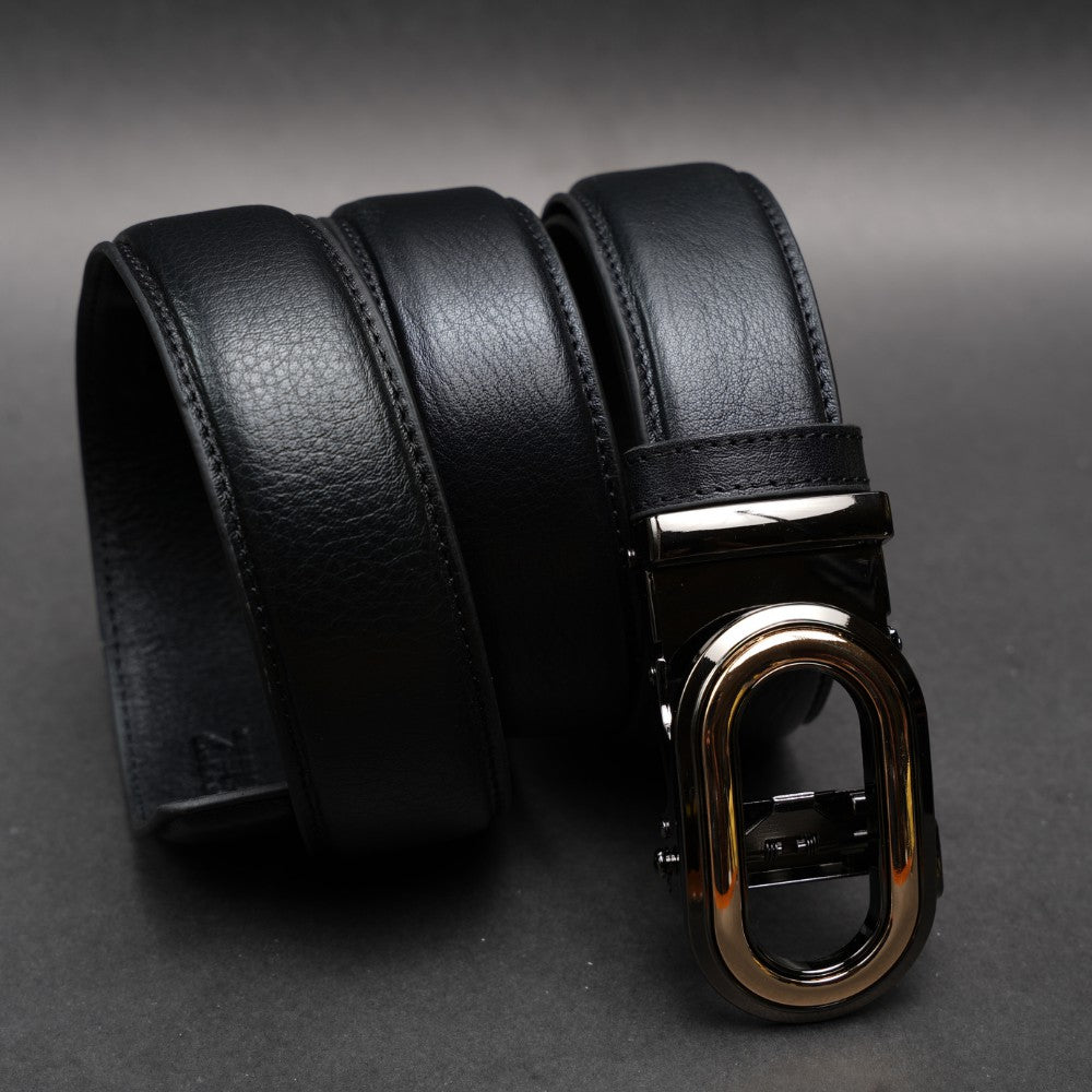 Zays Handcrafted Imported Full-Grain Cowhide Leather Auto Gear Belt for Men - BC121