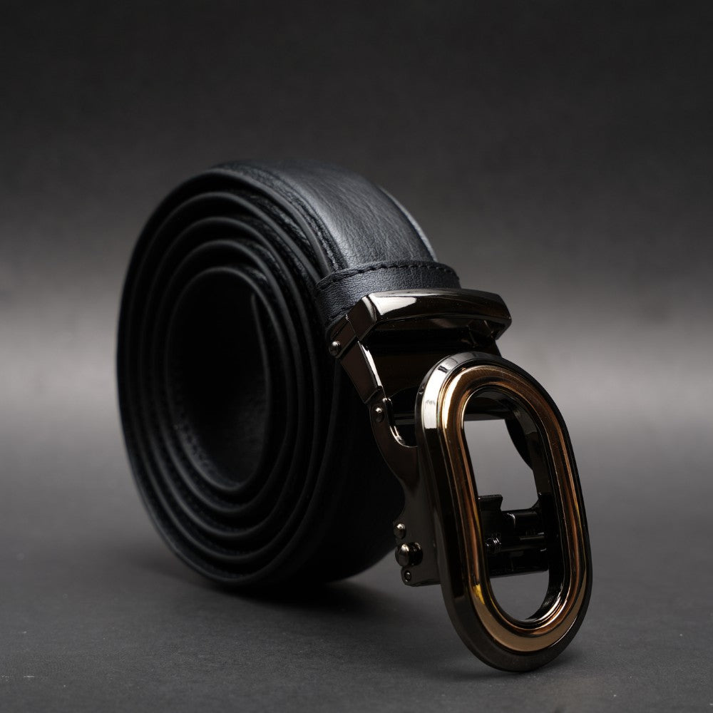 Zays Handcrafted Imported Full-Grain Cowhide Leather Auto Gear Belt for Men - BC121