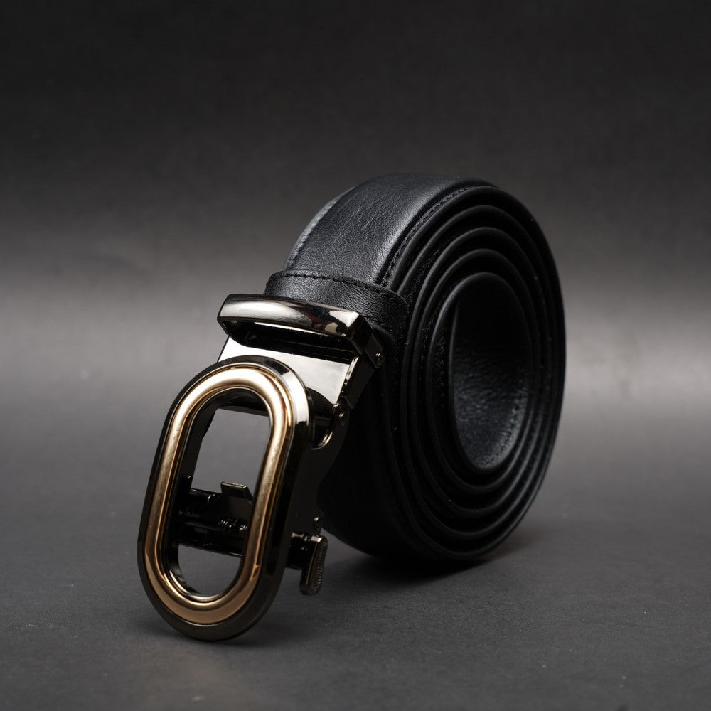 Zays Handcrafted Imported Full-Grain Cowhide Leather Auto Gear Belt for Men - BC121