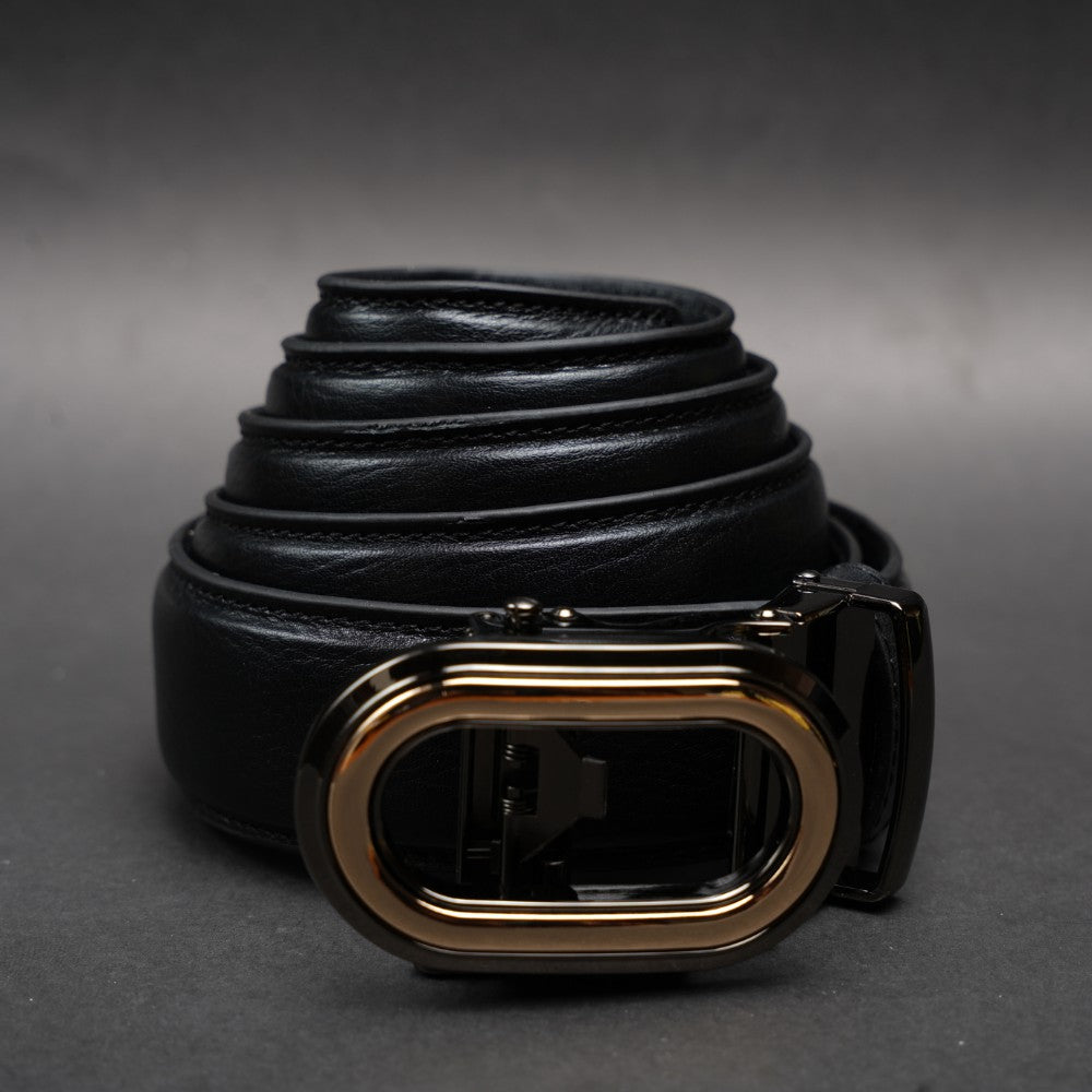 Zays Handcrafted Imported Full-Grain Cowhide Leather Auto Gear Belt for Men - BC121