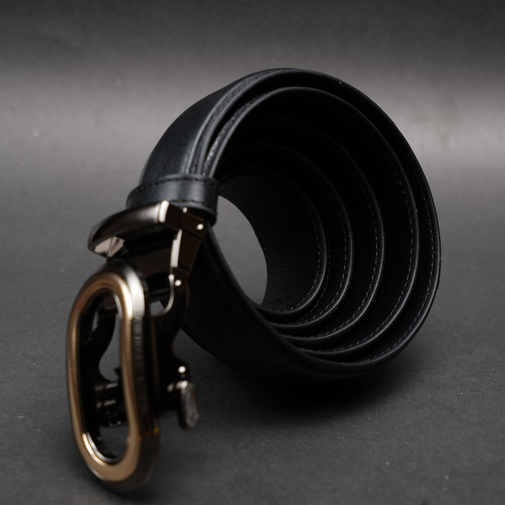 Zays Handcrafted Imported Full-Grain Cowhide Leather Auto Gear Belt for Men - BC121