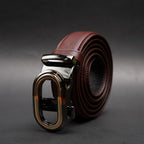 Zays Handcrafted Imported Full-Grain Cowhide Leather Auto Gear Belt for Men - BC121