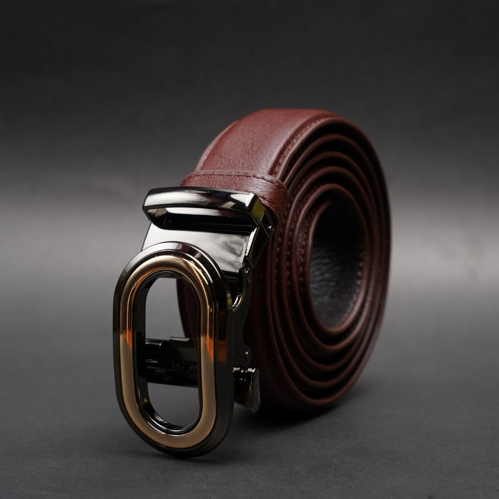 Zays Handcrafted Imported Full-Grain Cowhide Leather Auto Gear Belt for Men - BC121