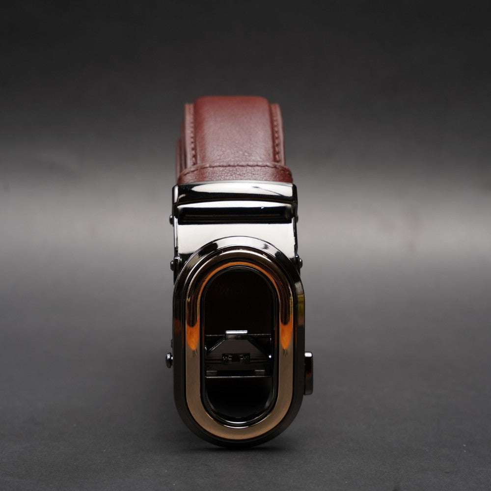 Zays Handcrafted Imported Full-Grain Cowhide Leather Auto Gear Belt for Men - BC121