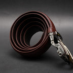 Zays Handcrafted Imported Full-Grain Cowhide Leather Auto Gear Belt for Men - BC121