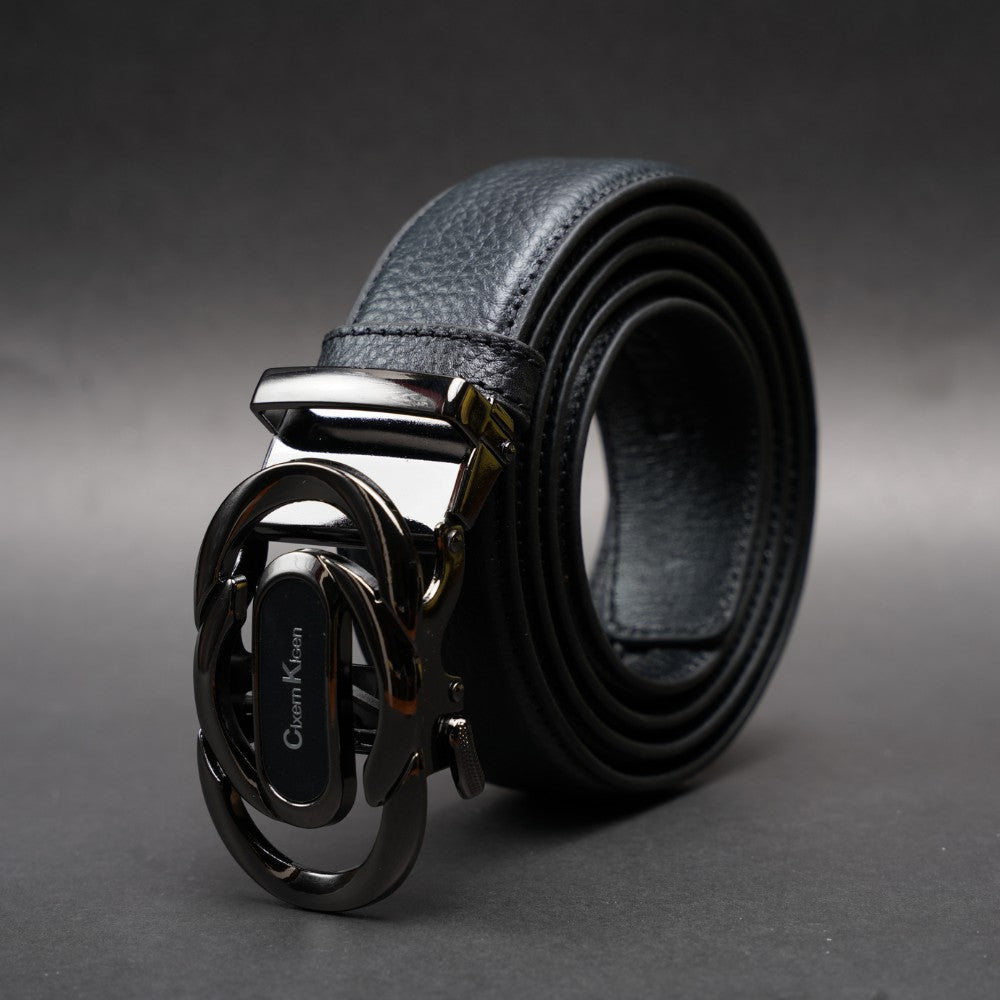 Zays Handcrafted Imported Full-Grain Cowhide Leather Auto Gear Belt for Men - BC122