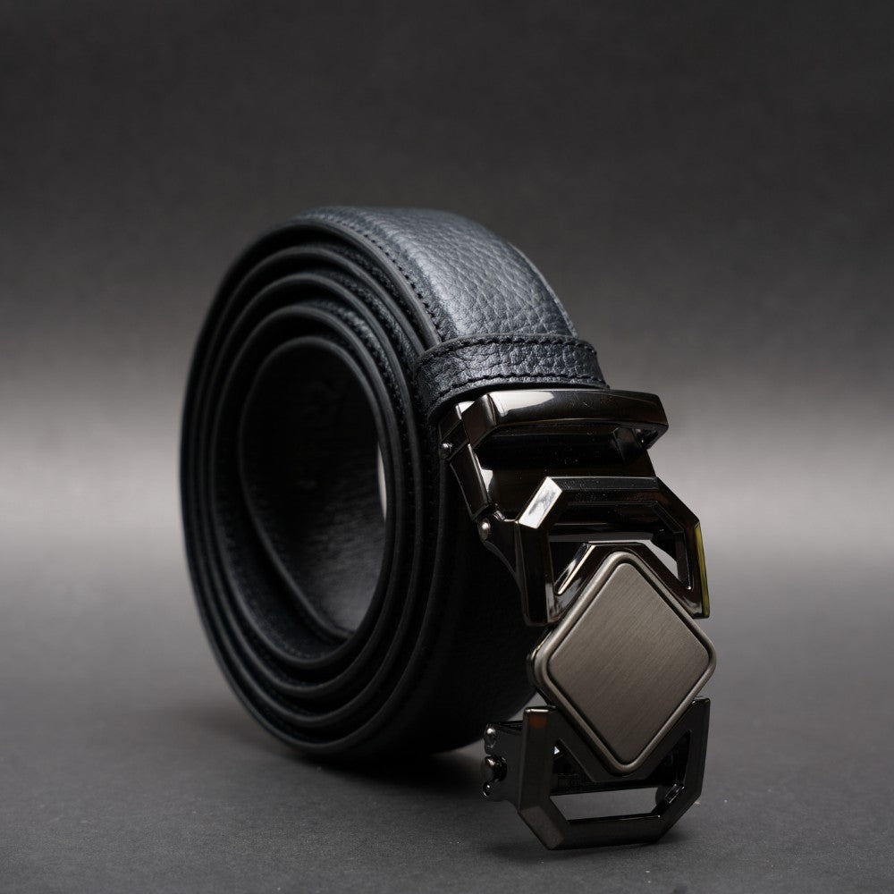 Zays Handcrafted Imported Full-Grain Cowhide Leather Auto Gear Belt for Men - BC124