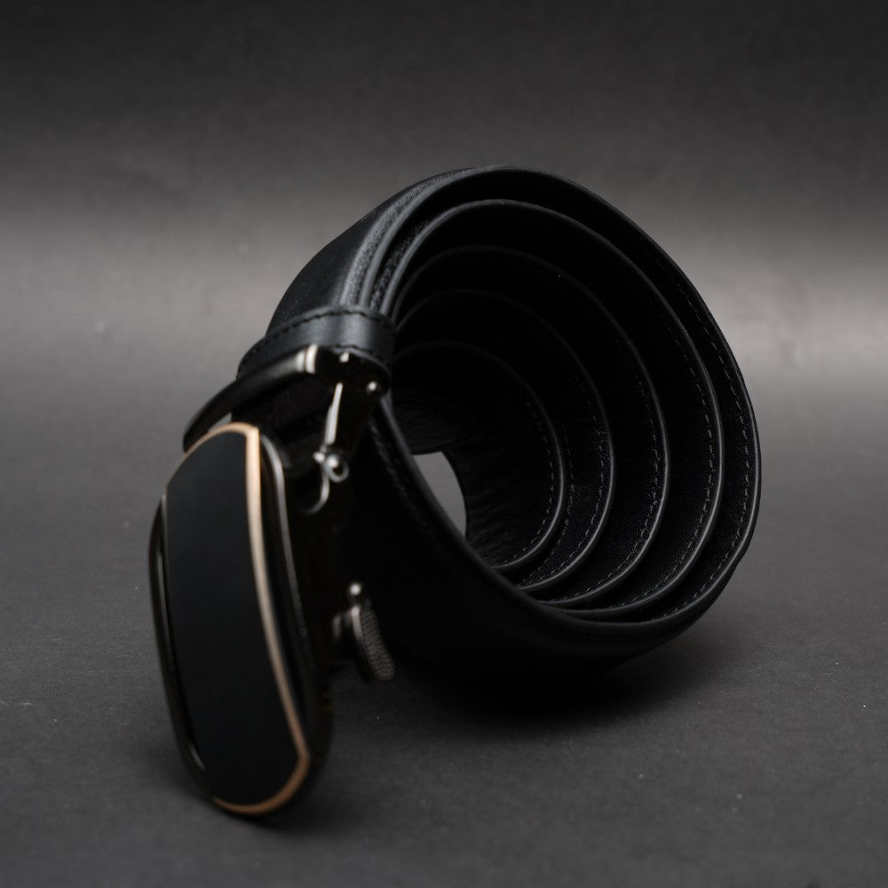 Zays Handcrafted Imported Full-Grain Cowhide Leather Auto Gear Belt for Men - BC126