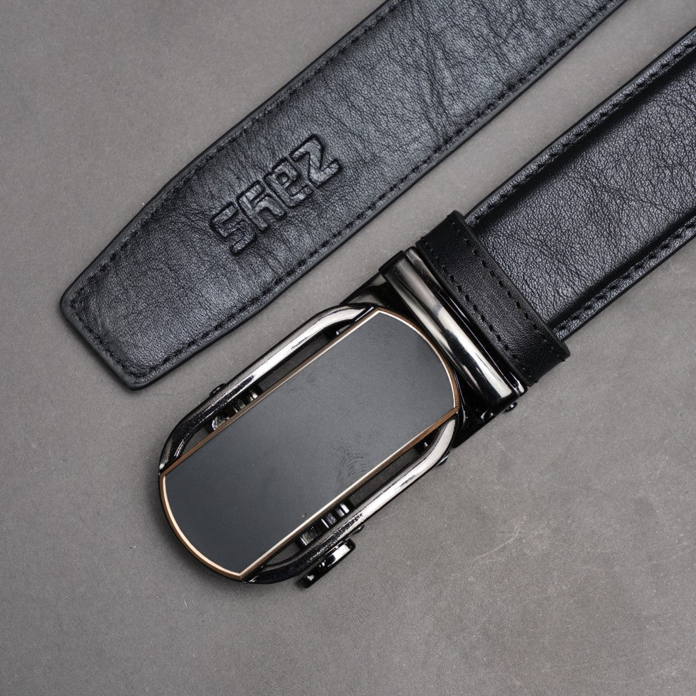 Zays Handcrafted Imported Full-Grain Cowhide Leather Auto Gear Belt for Men - BC126