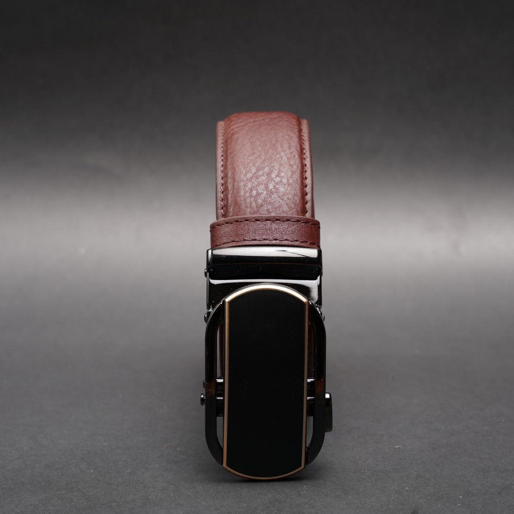 Zays Handcrafted Imported Full-Grain Cowhide Leather Auto Gear Belt for Men - BC126