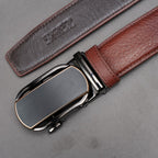 Zays Handcrafted Imported Full-Grain Cowhide Leather Auto Gear Belt for Men - BC126