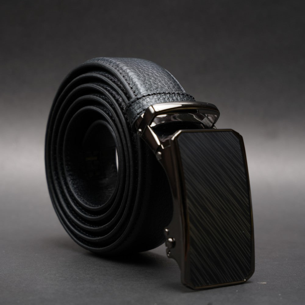 Zays Handcrafted Imported Full-Grain Cowhide Leather Auto Gear Belt for Men - BC127