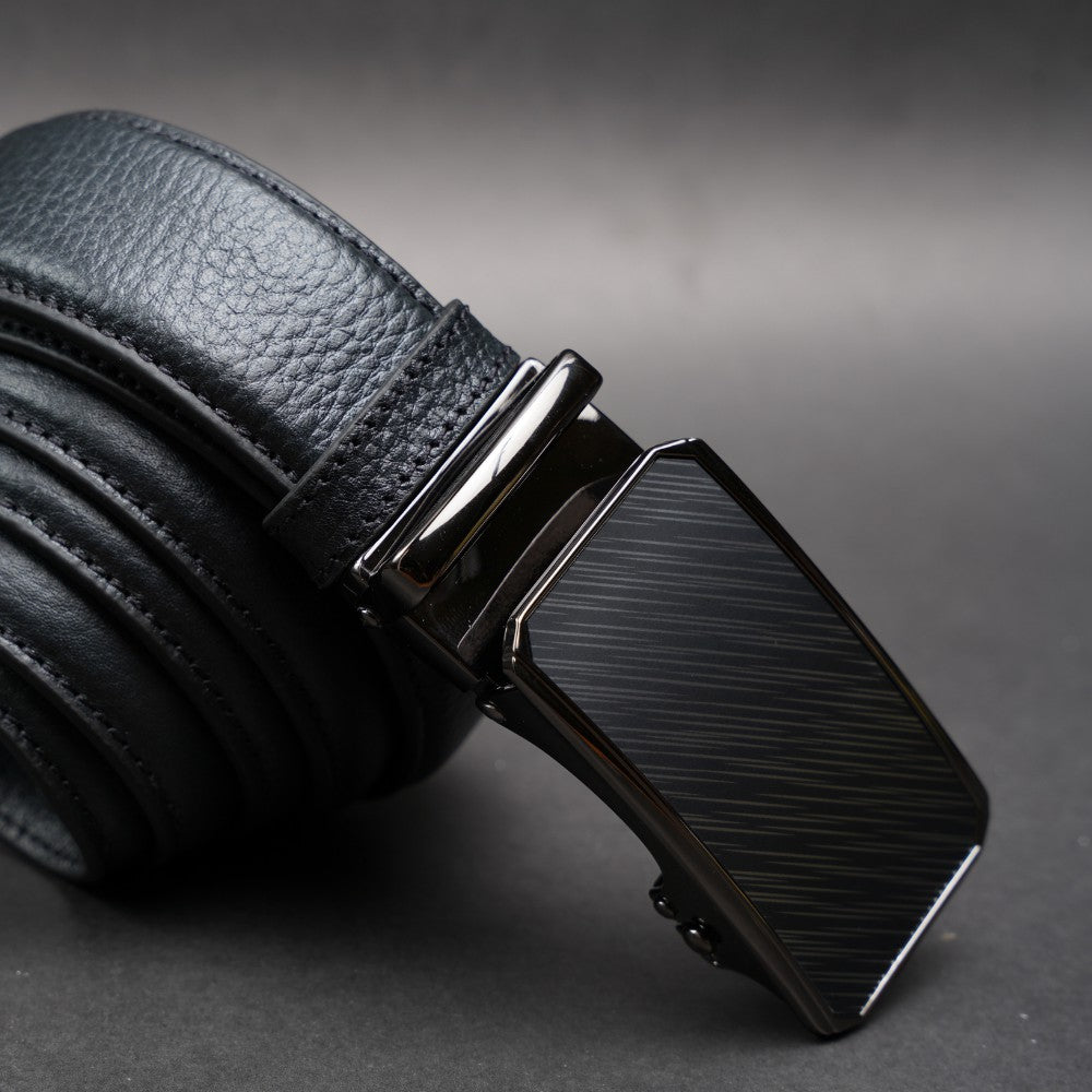 Zays Handcrafted Imported Full-Grain Cowhide Leather Auto Gear Belt for Men - BC127