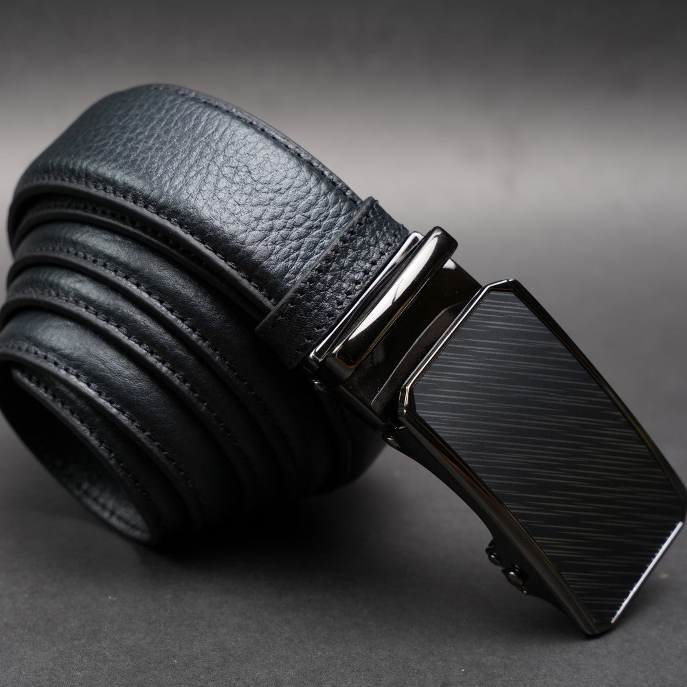 Zays Handcrafted Imported Full-Grain Cowhide Leather Auto Gear Belt for Men - BC127