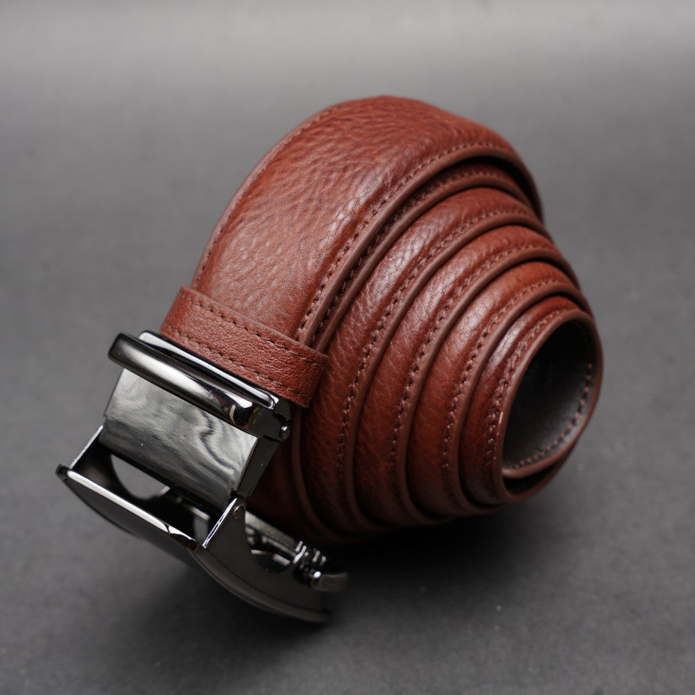 Zays Handcrafted Imported Full-Grain Cowhide Leather Auto Gear Belt for Men - BC127