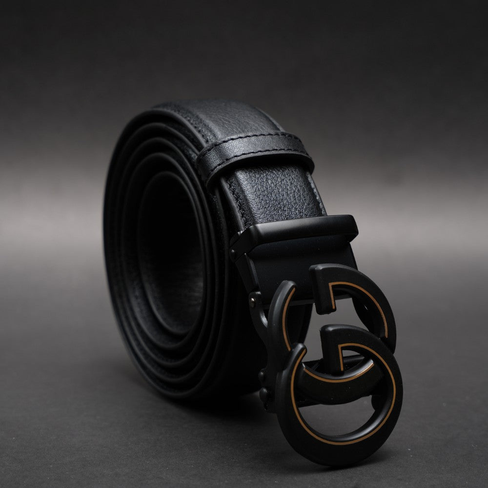 Zays Handcrafted Imported Full-Grain Cowhide Leather Auto Gear Belt for Men - BC128