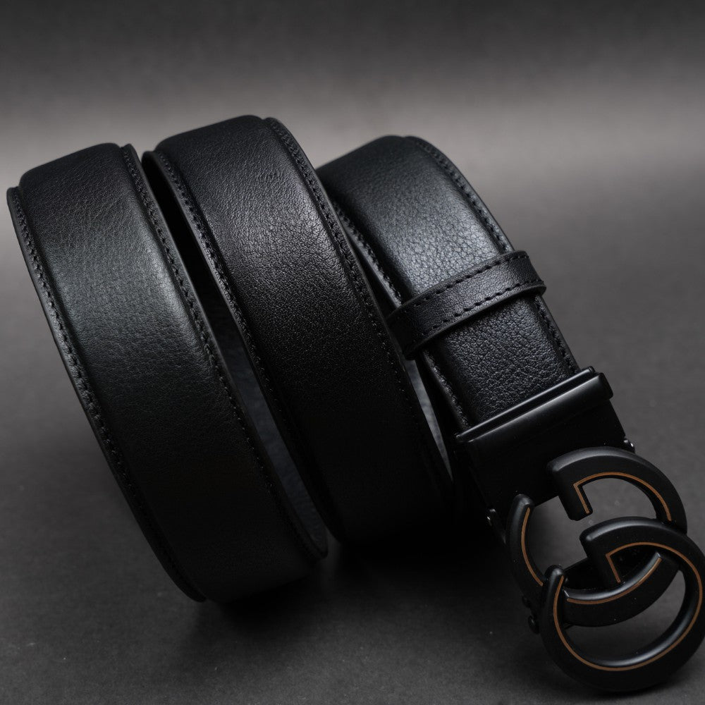 Zays Handcrafted Imported Full-Grain Cowhide Leather Auto Gear Belt for Men - BC128