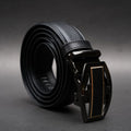 Zays Handcrafted Imported Full-Grain Cowhide Leather Auto Gear Belt for Men - BC129