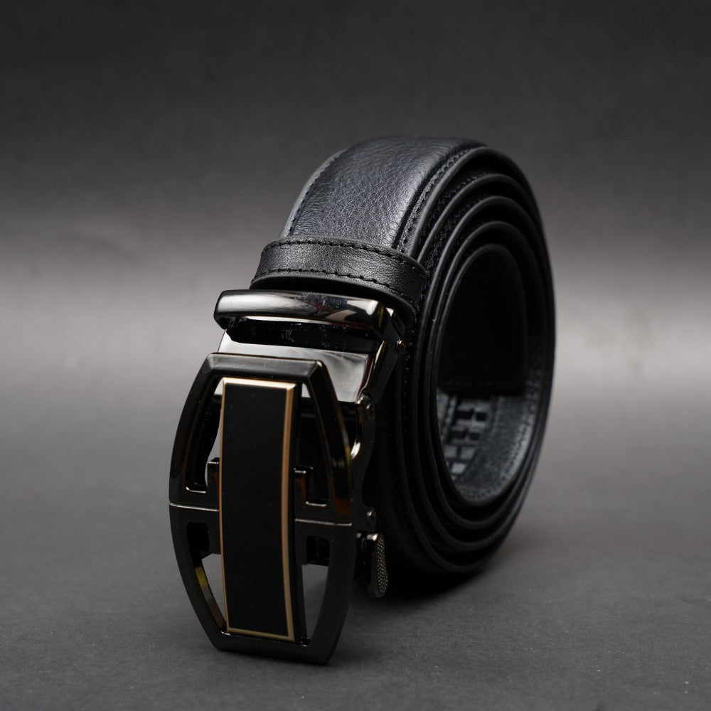 Zays Handcrafted Imported Full-Grain Cowhide Leather Auto Gear Belt for Men - BC129