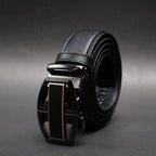 Zays Handcrafted Imported Full-Grain Cowhide Leather Auto Gear Belt for Men - BC129