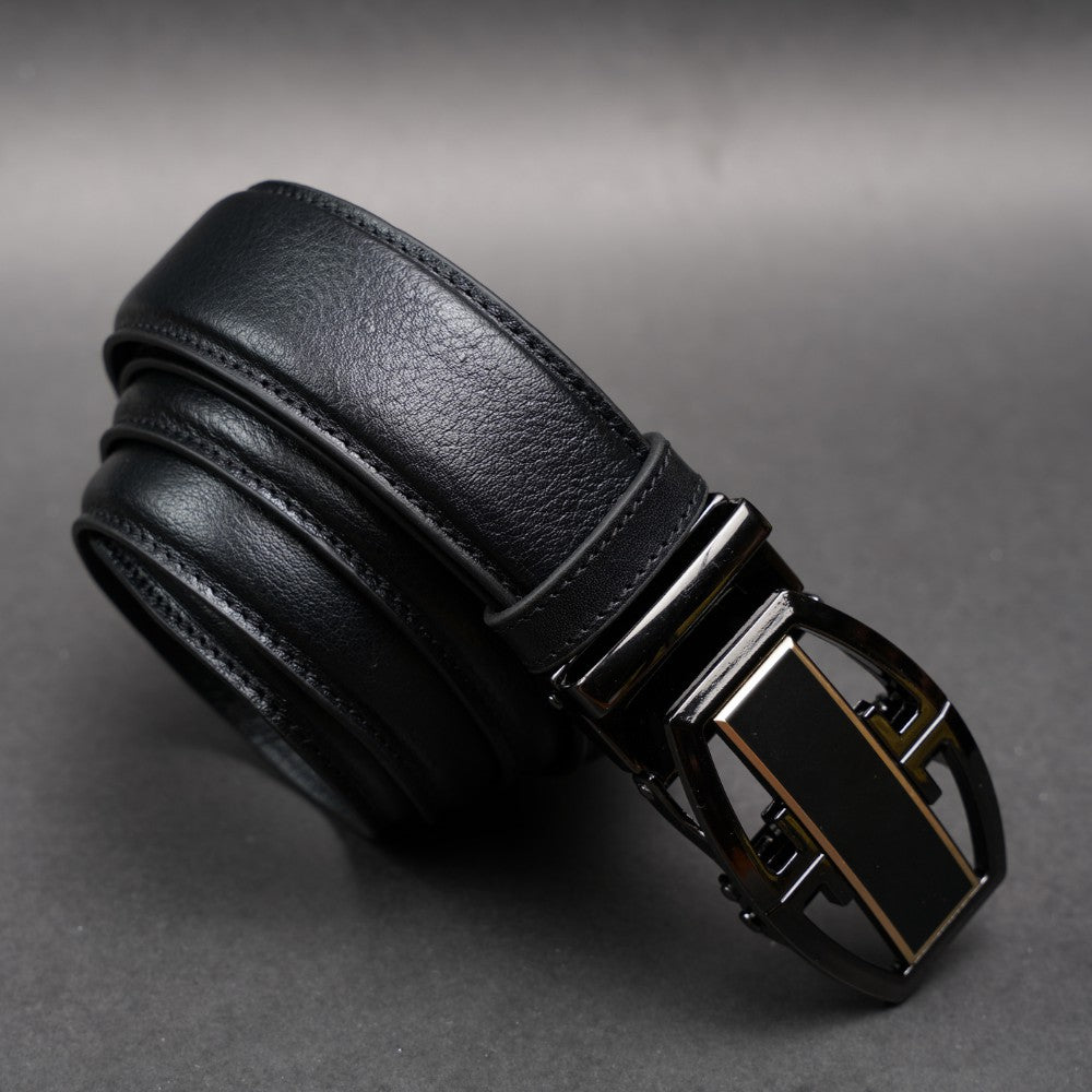 Zays Handcrafted Imported Full-Grain Cowhide Leather Auto Gear Belt for Men - BC129