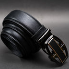 Zays Handcrafted Imported Full-Grain Cowhide Leather Auto Gear Belt for Men - BC129