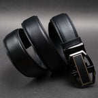 Zays Handcrafted Imported Full-Grain Cowhide Leather Auto Gear Belt for Men - BC129