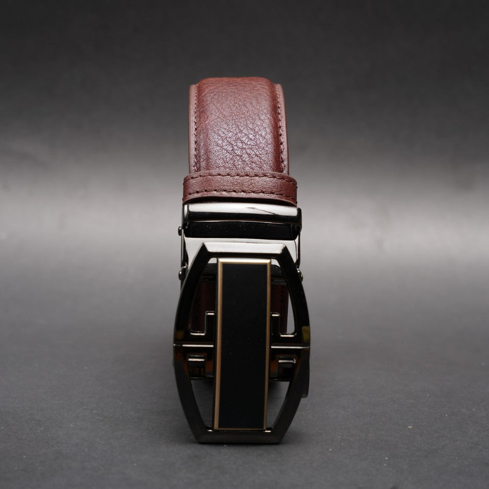 Zays Handcrafted Imported Full-Grain Cowhide Leather Auto Gear Belt for Men - BC129