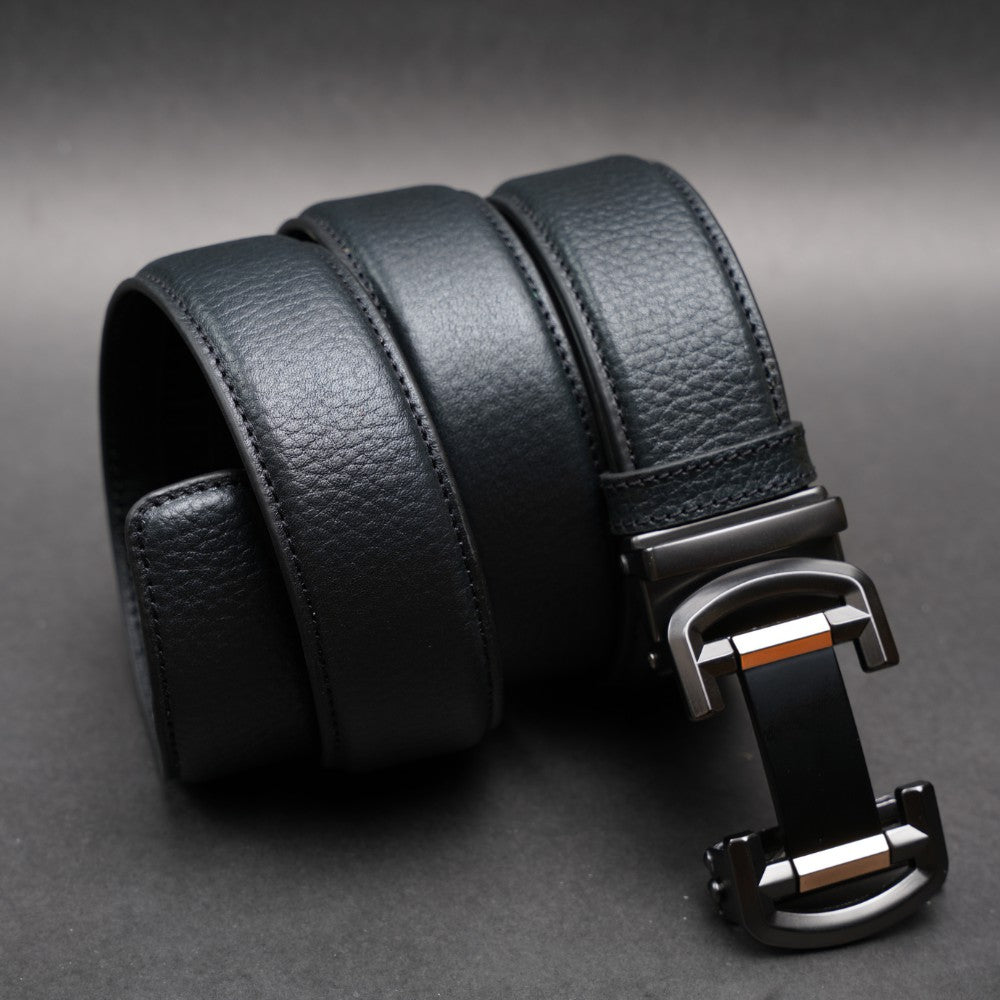 Zays Handcrafted Imported Full-Grain Cowhide Leather Auto Gear Belt for Men - BC130