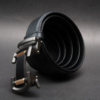 Zays Handcrafted Imported Full-Grain Cowhide Leather Auto Gear Belt for Men - BC130