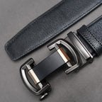 Zays Handcrafted Imported Full-Grain Cowhide Leather Auto Gear Belt for Men - BC130