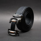 Zays Handcrafted Imported Full-Grain Cowhide Leather Auto Gear Belt for Men - BC130