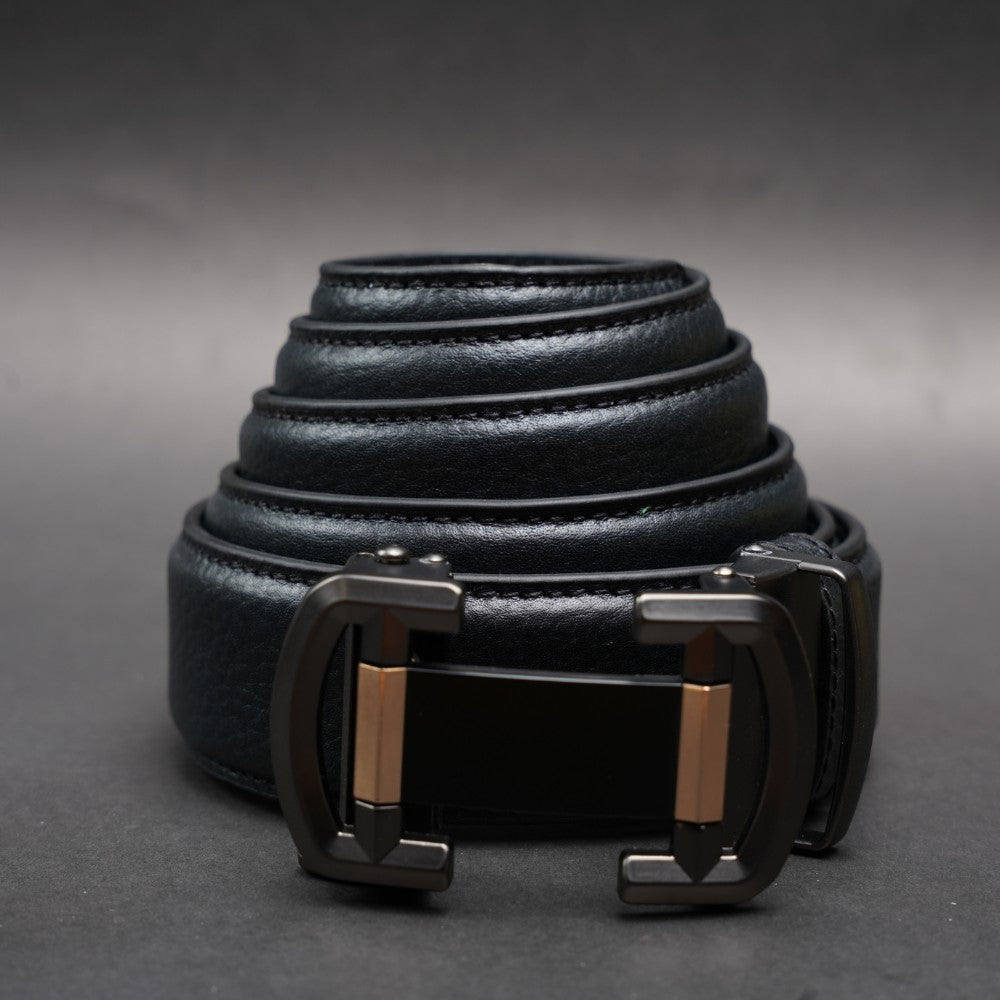 Zays Handcrafted Imported Full-Grain Cowhide Leather Auto Gear Belt for Men - BC130