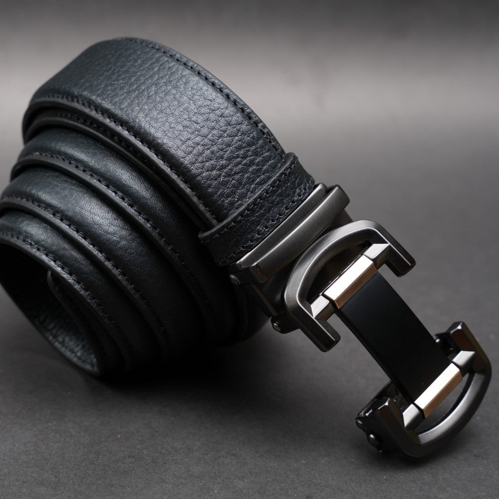 Zays Handcrafted Imported Full-Grain Cowhide Leather Auto Gear Belt for Men - BC130