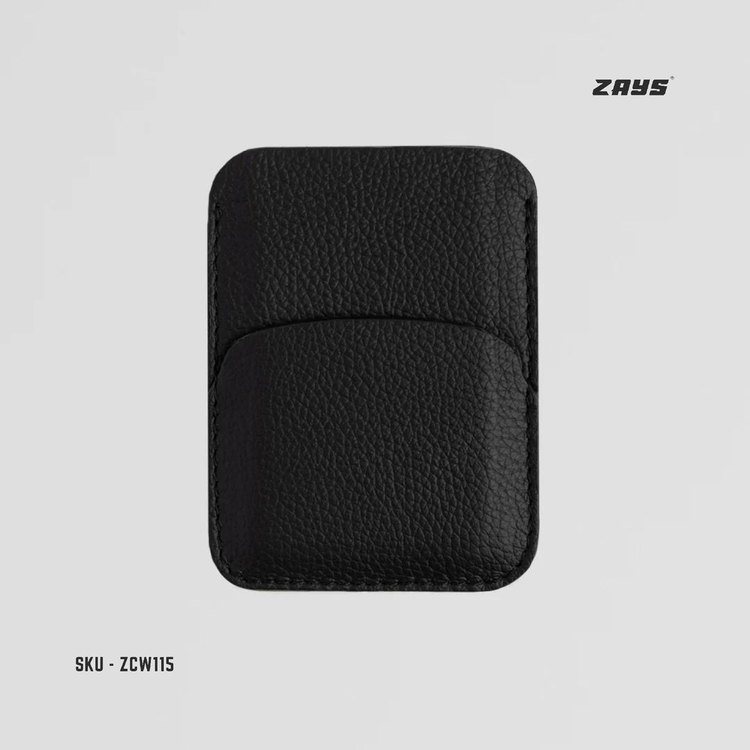 Zays Premium Leather Handcrafted Super Slim Card Holder Mini Wallet