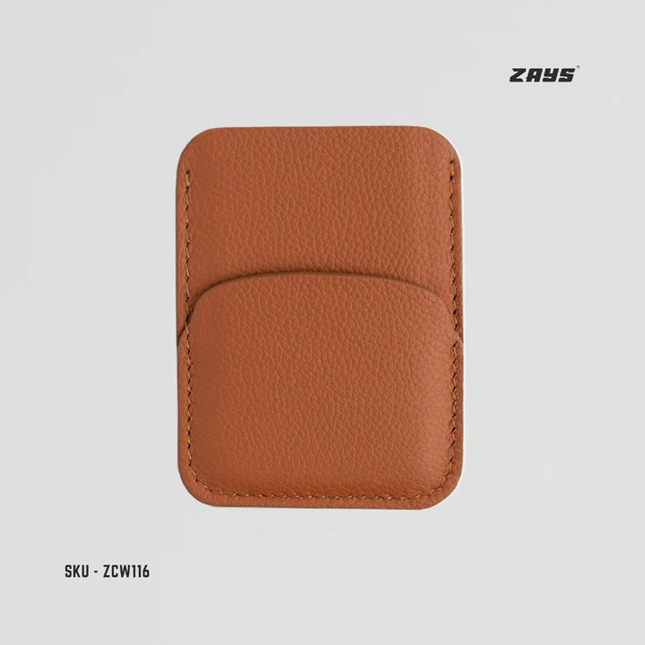 Zays Premium Leather Handcrafted Super Slim Card Holder Mini Wallet